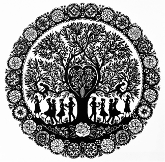 Zweisamkeit, 28 cm / 28cm