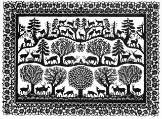 Friedliches Zusammenleben, 27cm / 35cm