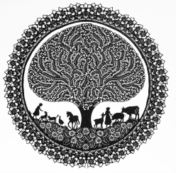 Meine Freunde, 28cm / 28cm