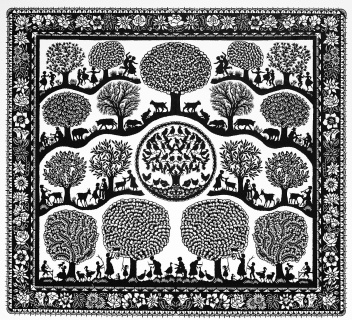 Bäumliland, 46cm / 42cm