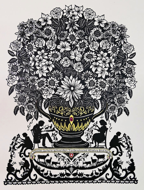 40 Jahre Begeisterung für den Scherenschnitt